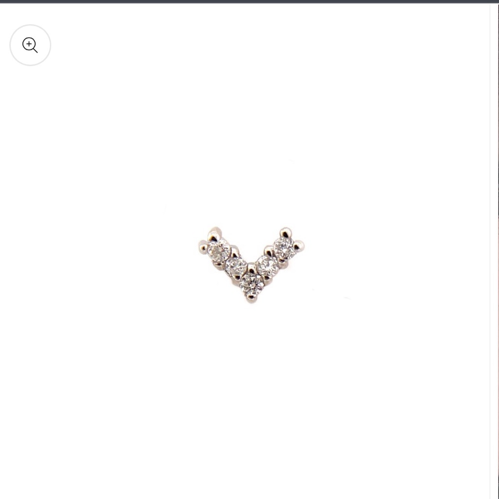 'TAWAPA' Diamond Apex Chevron Threadless End